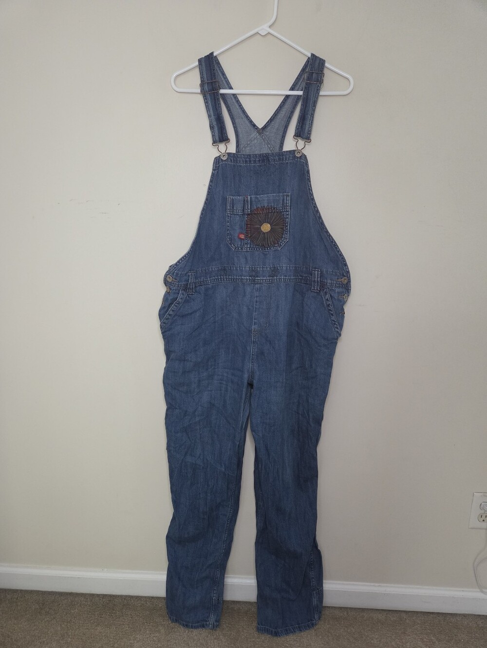 Women's Dickies Carpenter Style Overalls Sz XL - Picture 15 of 16